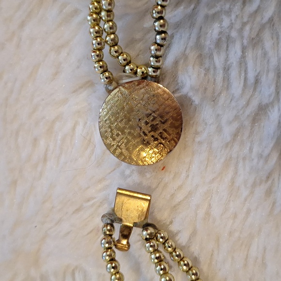 Cleopatra neck embleshed with stone scarabs necklace - Picture 4 of 4